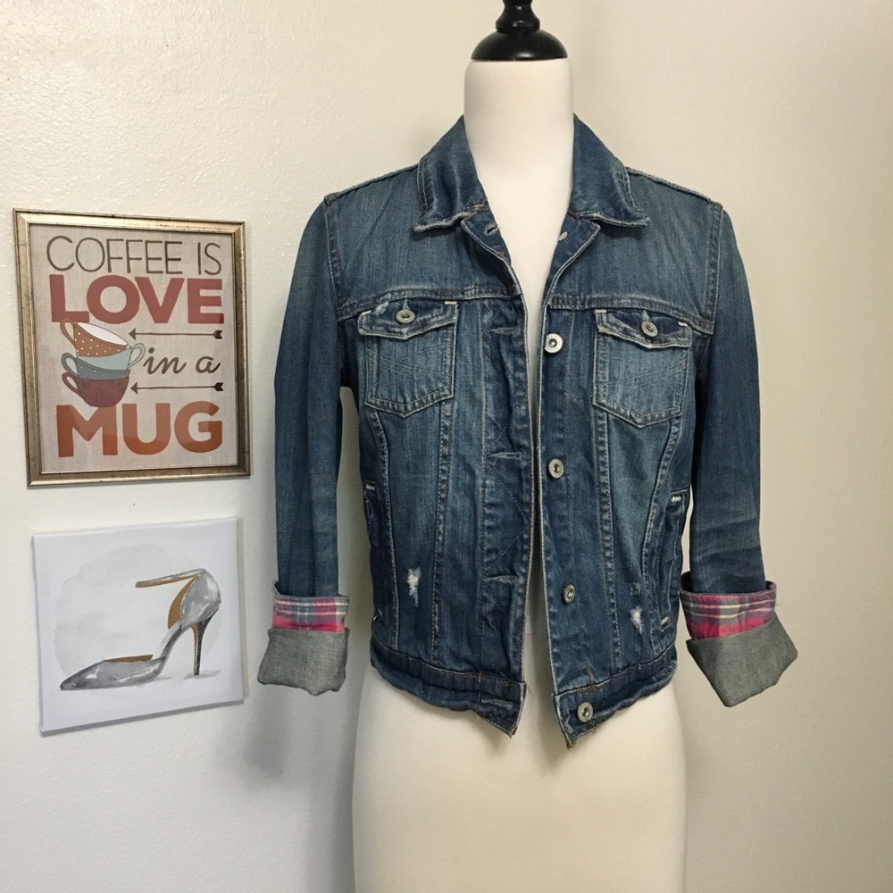 Aeropostale Distressed Jean Jacket